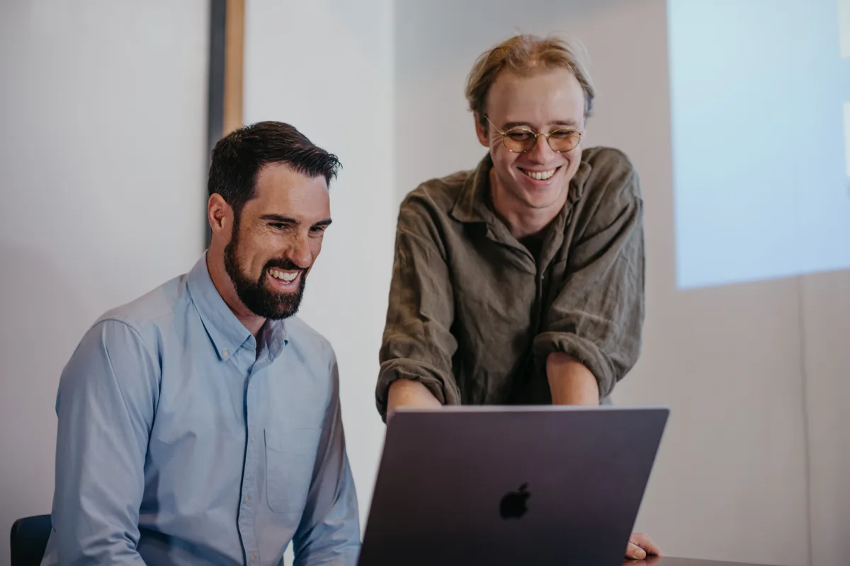 Josh Horneman and Dirk Butter, co-founders of Howll AI